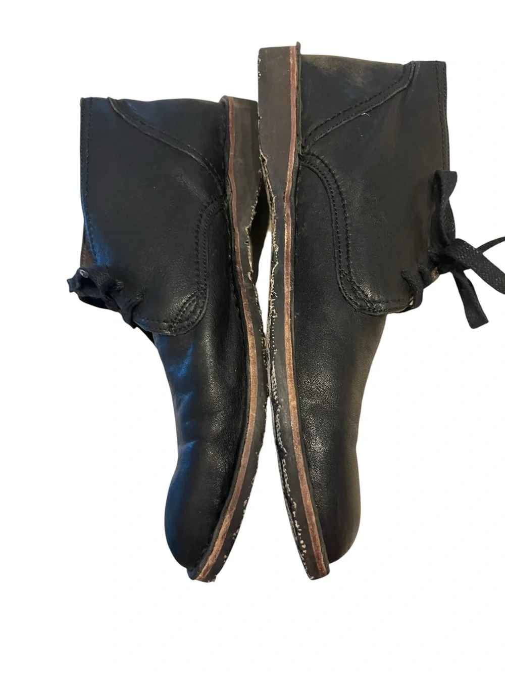 John Varvatos USA Black Leather Chukka Ankle Boots Men’s Sz 10